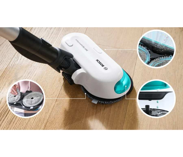 Bosch ODKURZACZ Unlimited ProHygienic Aqua Biały - 1330659 - zdjęcie 13